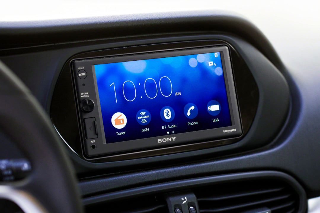 Sony - 6.2" - Apple® CarPlay™ - Built-in Bluetooth - In-Dash Digital Media Receiver - Black_3