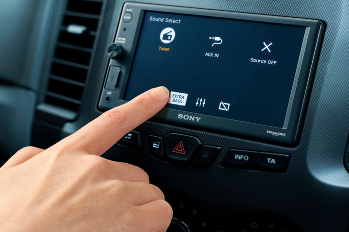 Sony - 6.2" - Apple® CarPlay™ - Built-in Bluetooth - In-Dash Digital Media Receiver - Black_4