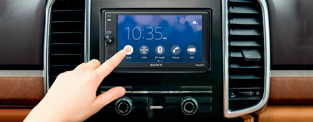 Sony - 6.2" - Apple® CarPlay™ - Built-in Bluetooth - In-Dash Digital Media Receiver - Black_12