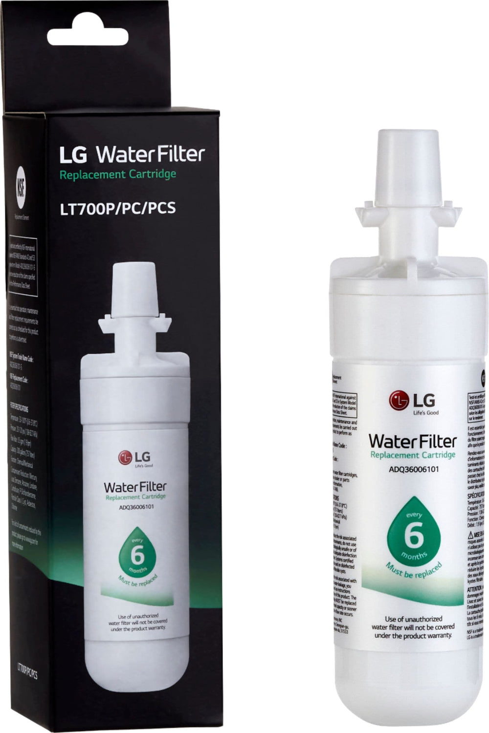 Water Filter for Select LG Refrigerators - White_1