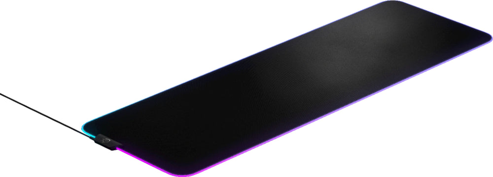 SteelSeries - QcK Prism Cloth Gaming Mouse Pad with 2-Zone RGB Illumination XL - Black_1