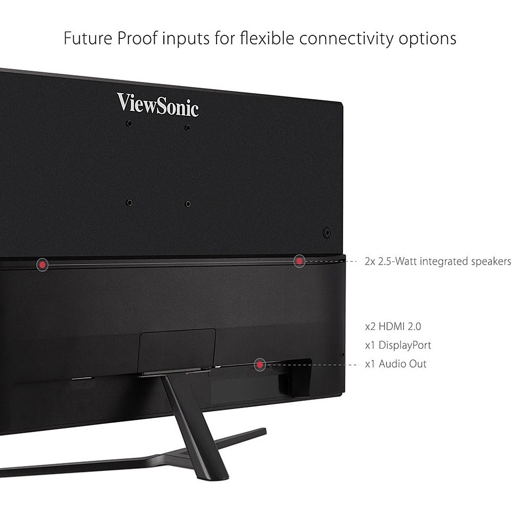 ViewSonic - 31.5 LCD 4K UHD FreeSync Monitor (DisplayPort HDMI) - Black_4
