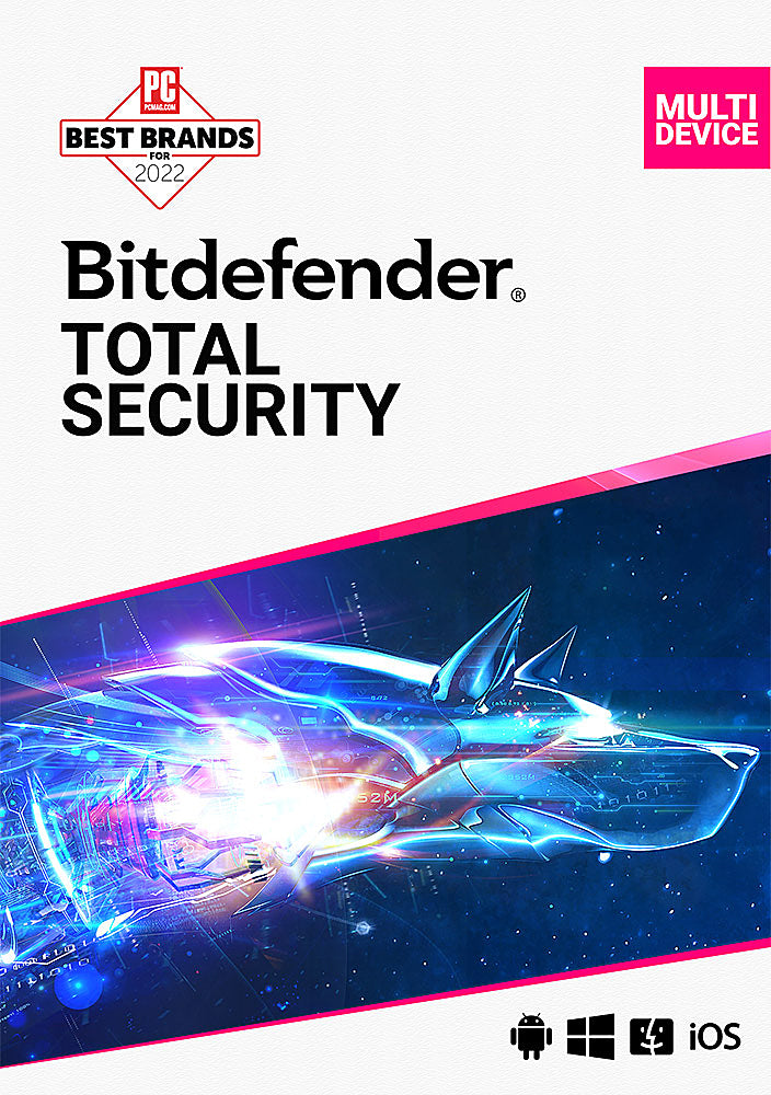 Bitdefender - Total Security (5-Device) (1-Year Subscription) - Android, Apple iOS, Mac OS, Windows_0