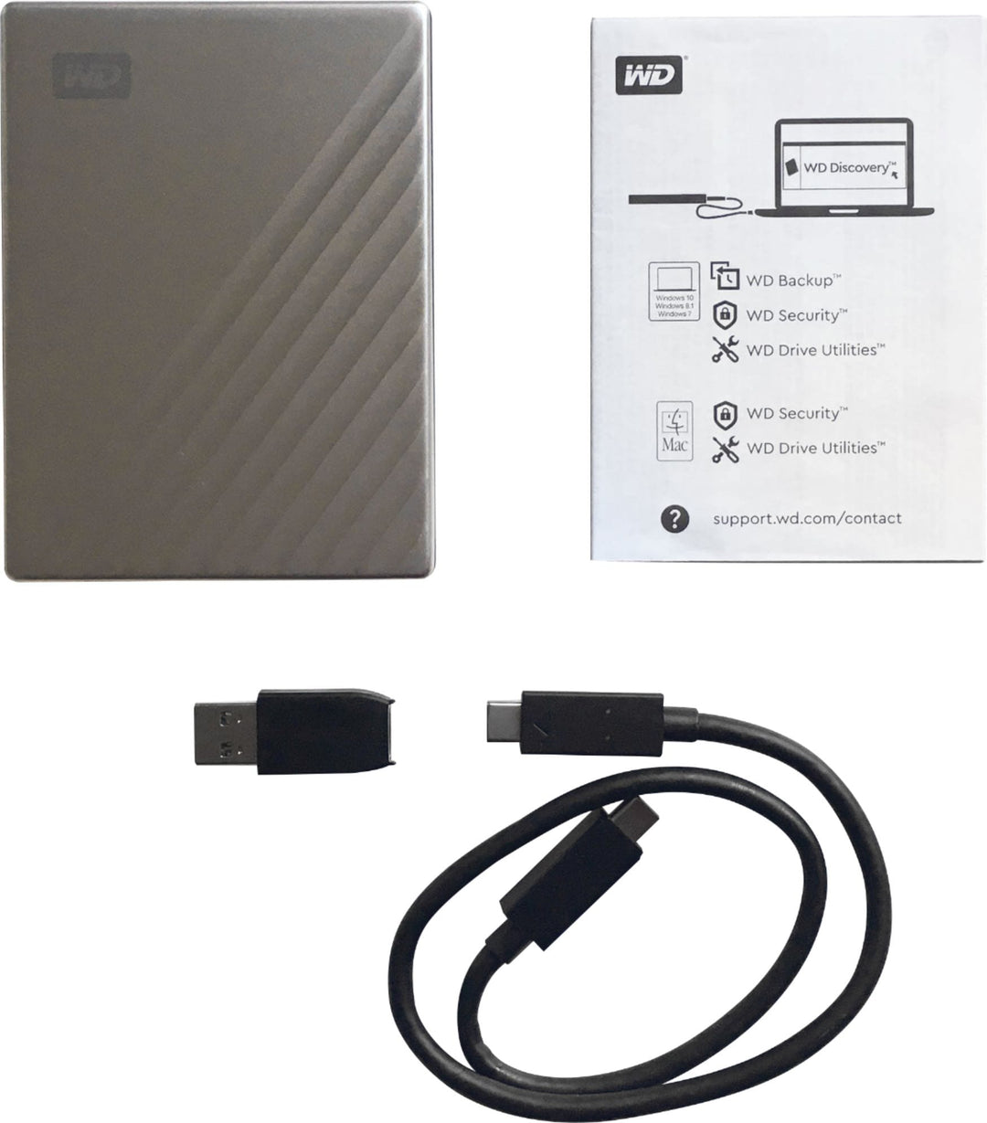 WD - My Passport Ultra 2TB External USB 3.0 Portable Hard Drive - Silver_7
