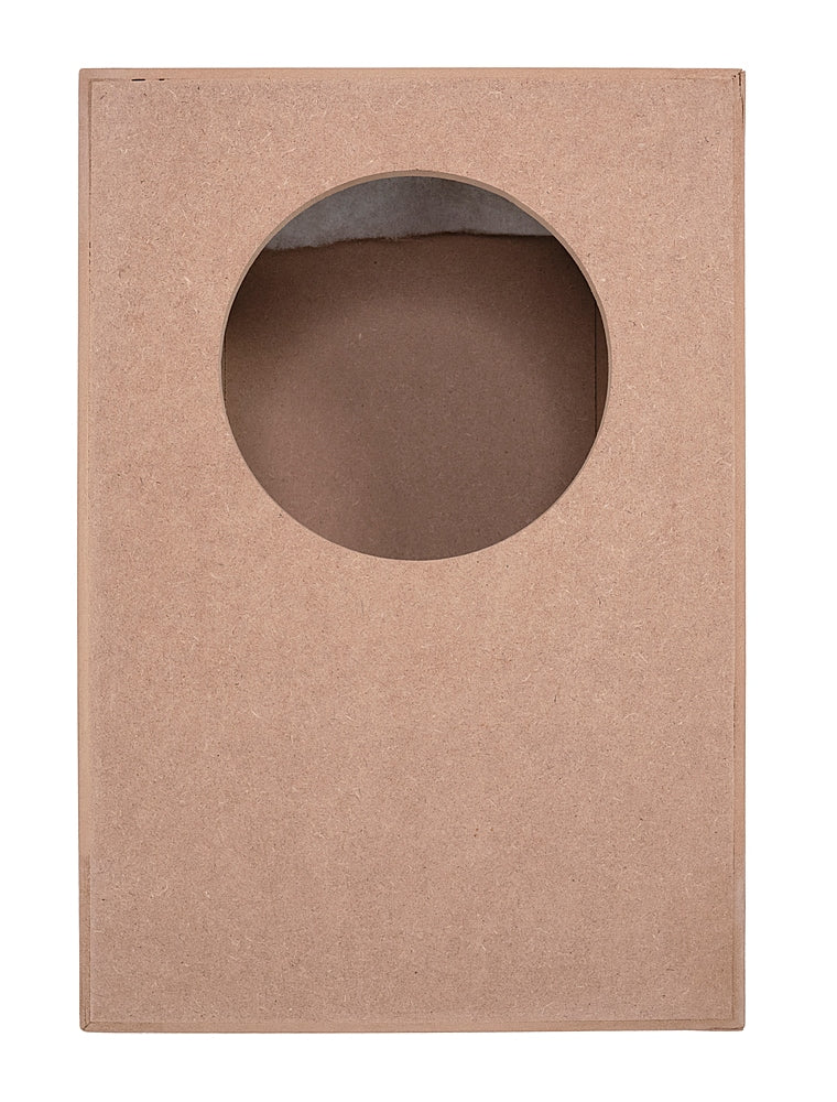 Sonance - Visual Performance Medium Round Acoustic Enclosure for Select Sonance  6.5" In-ceiling Speakers (Each) - Unfinished Wood_0