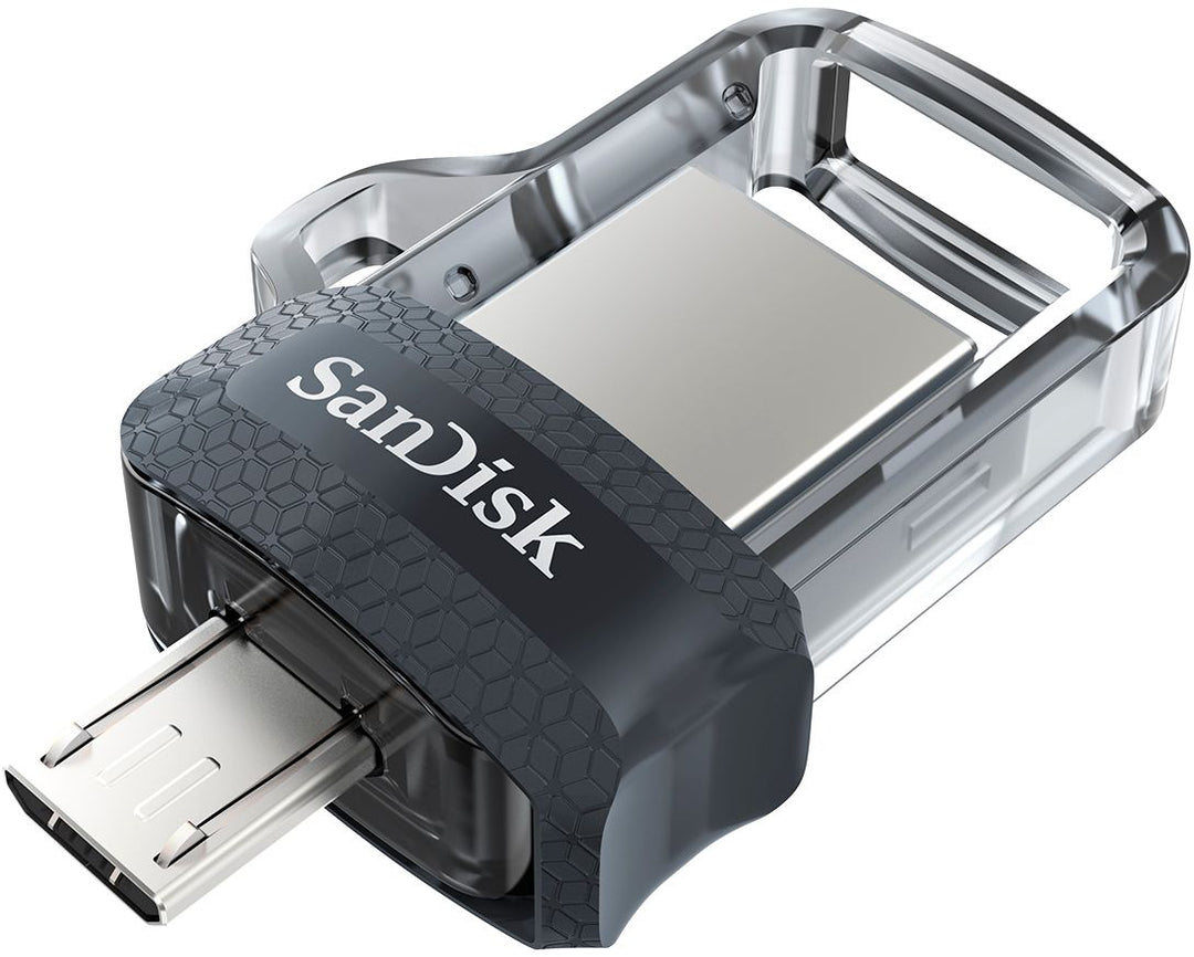 SanDisk - Ultra 256GB USB 3.0, Micro USB Flash Drive - Gray / Transparent_4