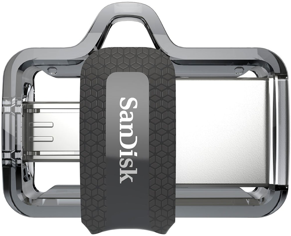 SanDisk - Ultra 256GB USB 3.0, Micro USB Flash Drive - Gray / Transparent_1