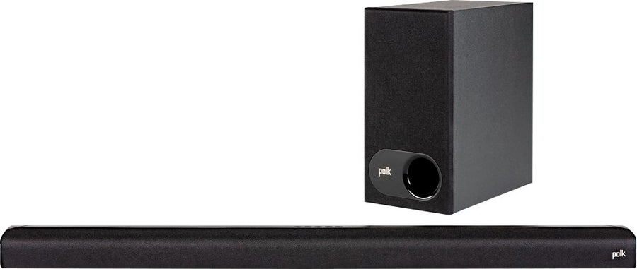 Polk Audio - 2.1-Channel Signa S2 Ultra-Slim Soundbar with Wireless Subwoofer and Dolby Digital - Black_0