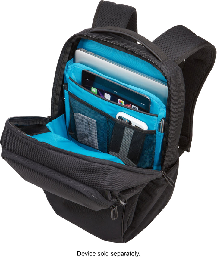 Thule - Accent Backpack 23L Bundle for 15.6" Laptop w/ Subterra PowerShuttle, 10" Tablet Sleeve, SafeZone, & Water Bottle Holder - Black_8