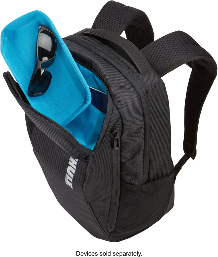 Thule - Accent Backpack 23L Bundle for 15.6" Laptop w/ Subterra PowerShuttle, 10" Tablet Sleeve, SafeZone, & Water Bottle Holder - Black_7