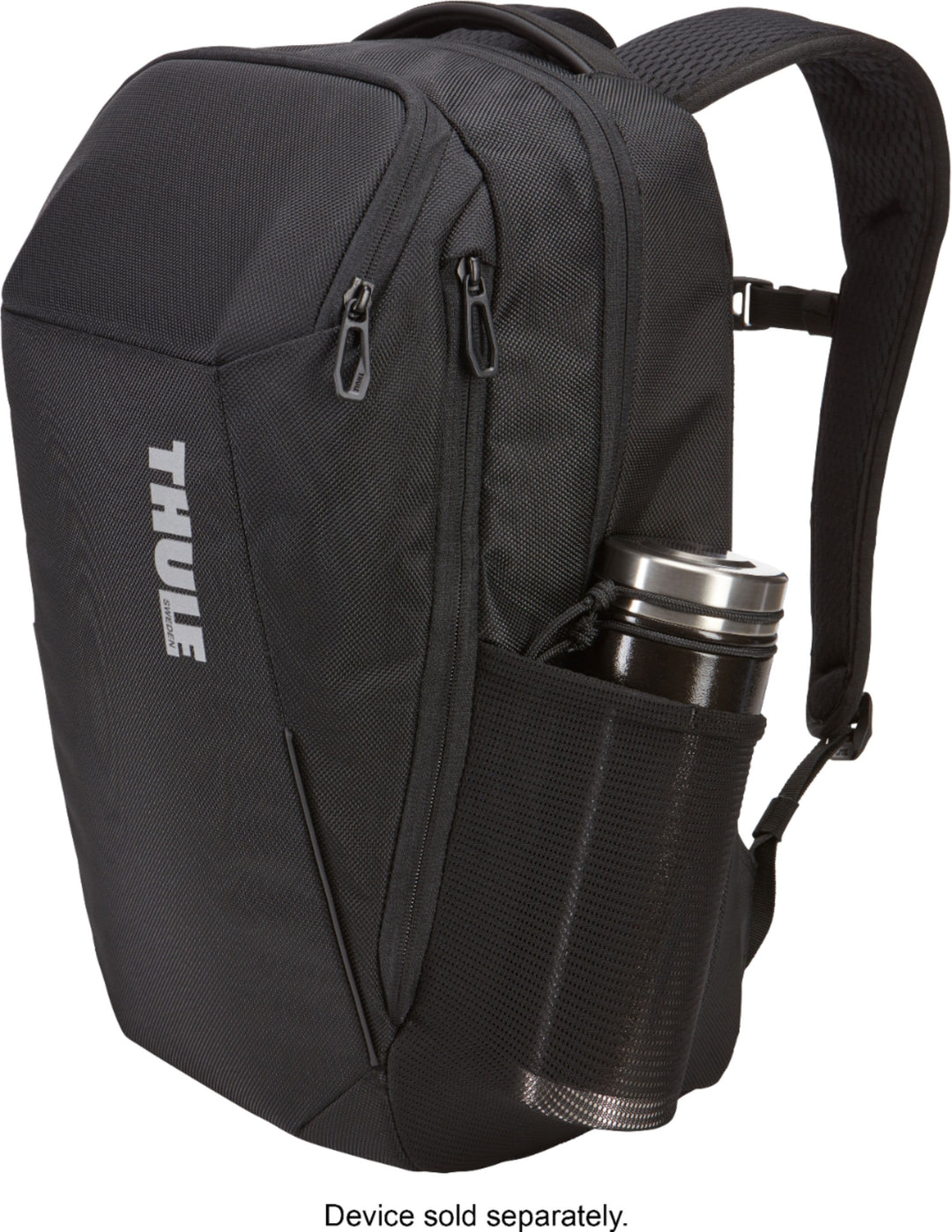 Thule - Accent Backpack 23L Bundle for 15.6" Laptop w/ Subterra PowerShuttle, 10" Tablet Sleeve, SafeZone, & Water Bottle Holder - Black_5