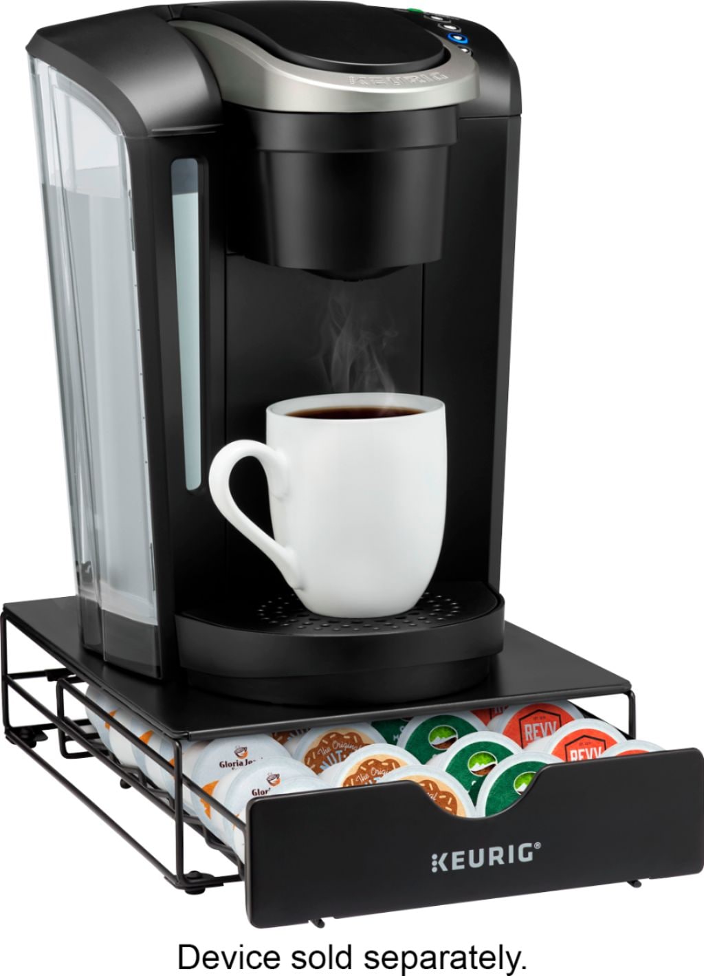 Keurig - 24 K-Cup Coffee Pods Slim Non-Rolling Storage Drawer - Black_1