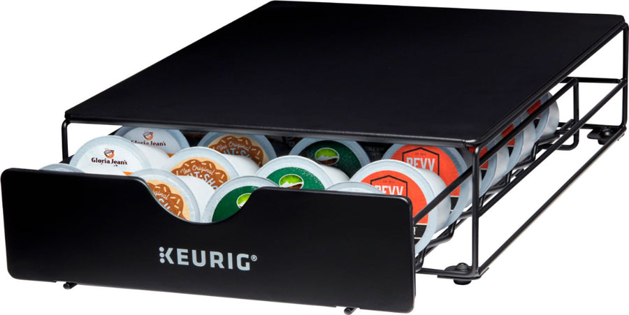 Keurig - 24 K-Cup Coffee Pods Slim Non-Rolling Storage Drawer - Black_0