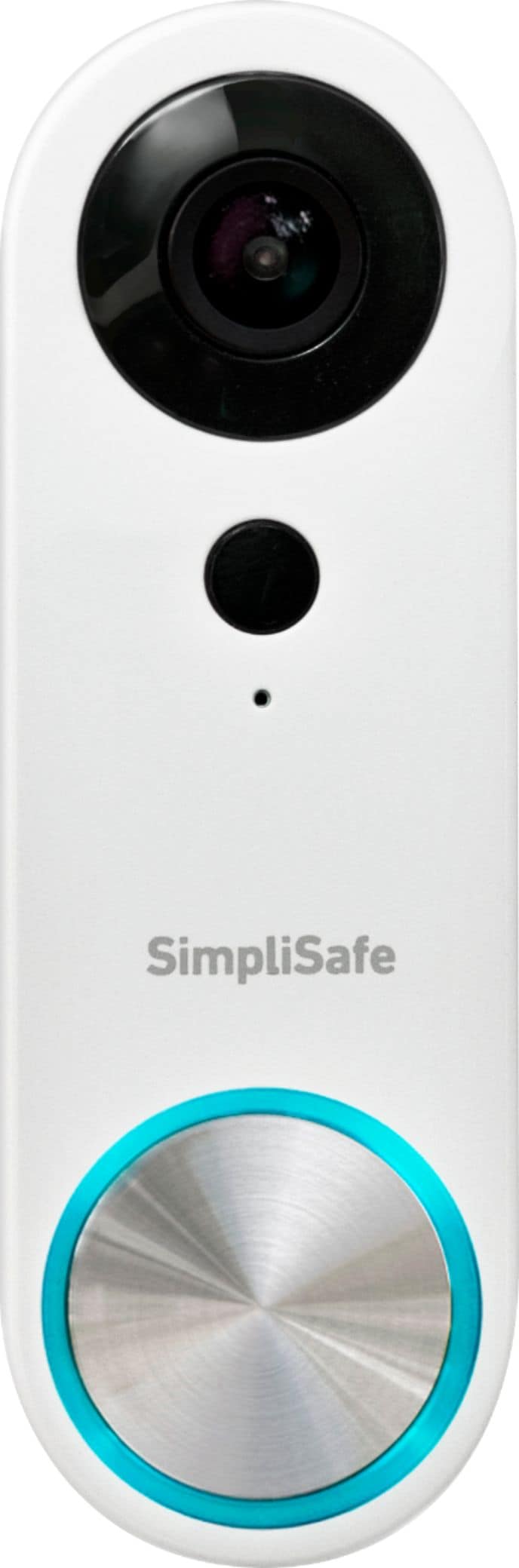 SimpliSafe - Pro Video Doorbell - Wired - White_0
