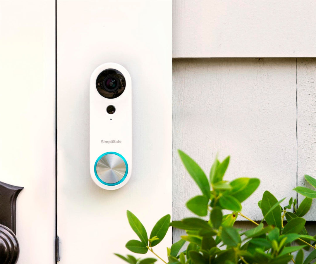 SimpliSafe - Pro Video Doorbell - Wired - White_3