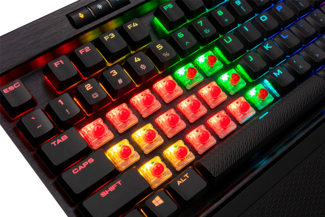 CORSAIR - K70 RGB MK.2 LOW PROFILE RAPIDFIRE Full-size Wired Mechanical Cherry MX LOW PROFILE Speed Switch Gaming Keyboard - Black_5