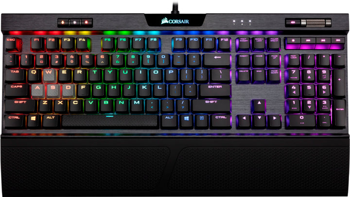 CORSAIR - K70 RGB MK.2 LOW PROFILE RAPIDFIRE Full-size Wired Mechanical Cherry MX LOW PROFILE Speed Switch Gaming Keyboard - Black_3