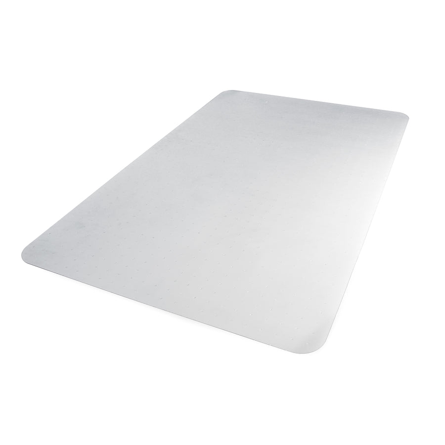 Floortex Basic Plus Polycarbonate 30" x 48" Chair Mat for Low Pile Carpets - Clear_0
