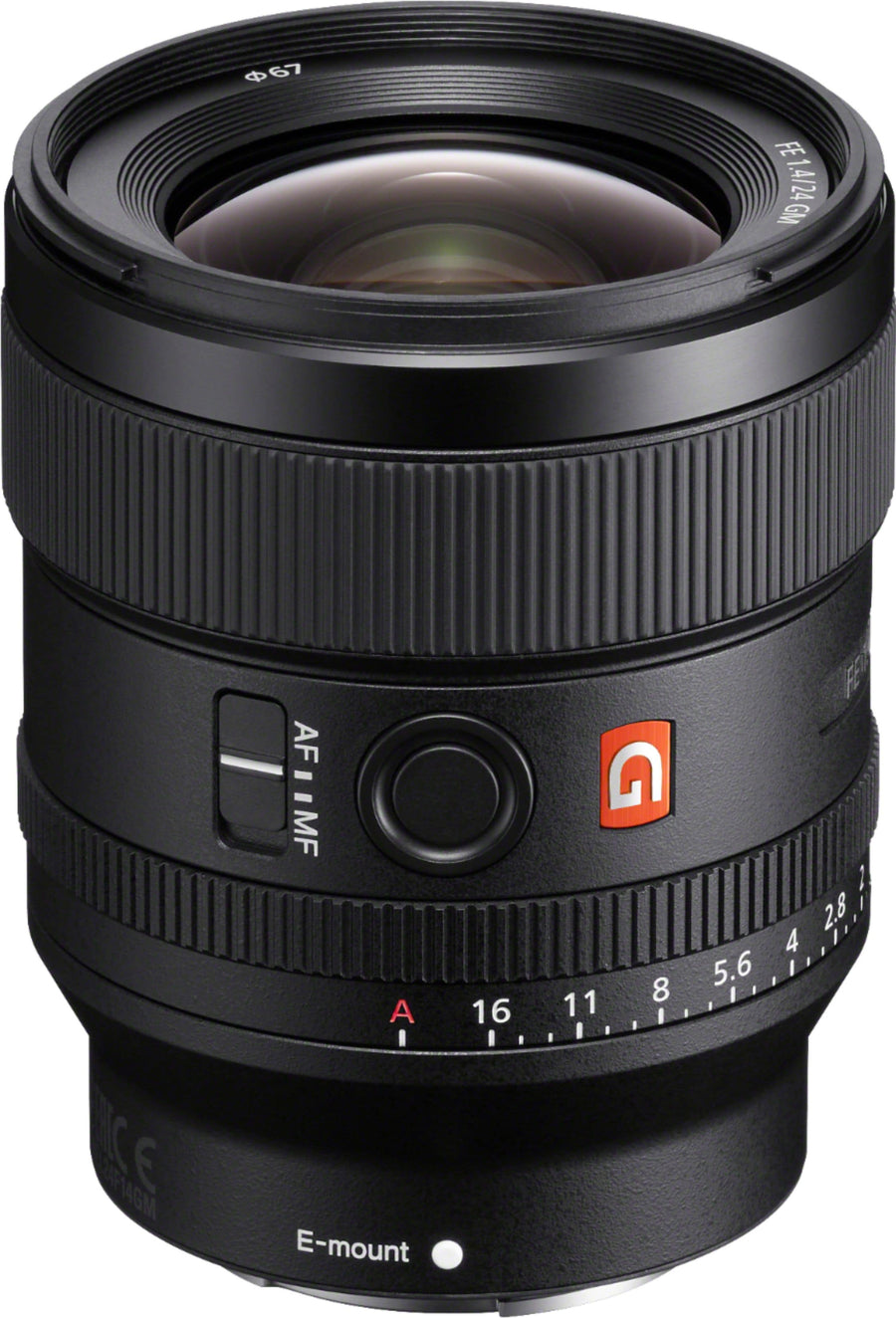 Sony - G Master FE 24mm F1.4 GM Wide Angle Prime Lens for E-mount Cameras - Black_0