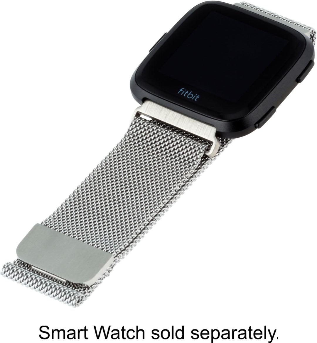 WITHit - Band Kit for Fitbit Versa, Versa Lite and Versa 2 (3-Pack) - Silver/Olive/Navy_4