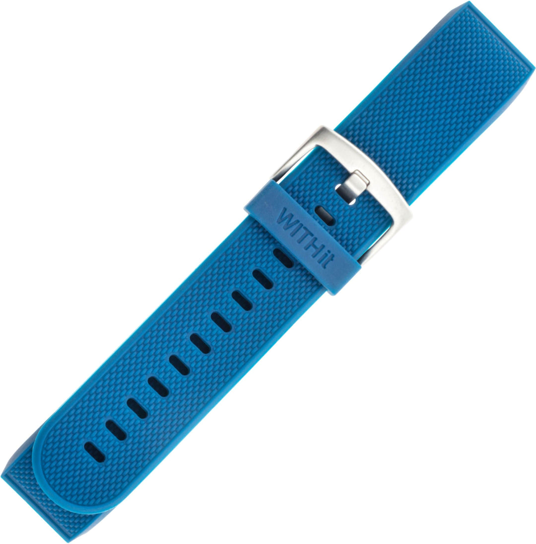 WITHit - Band Kit for Fitbit Charge 3 and Charge 4 (2-Pack) - Black/Gray/Blue_3