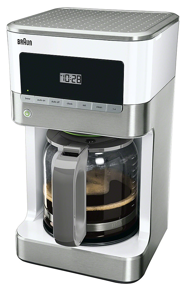 Braun - BrewSense 12-Cup Coffee Maker - Stainless Steel/White_1