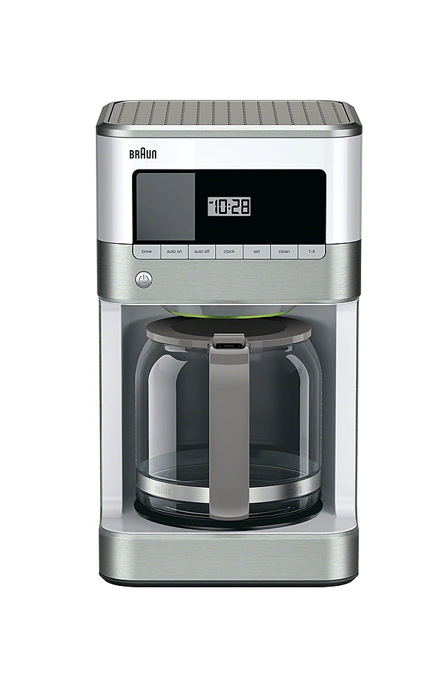 Braun - BrewSense 12-Cup Coffee Maker - Stainless Steel/White_0
