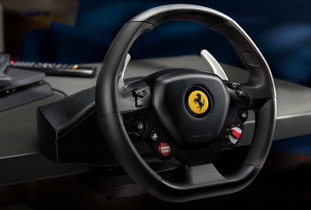 Thrustmaster - T80 Ferrari 488 GTB Edition Racing Wheel for PlayStation 5, 4 and Windows - Black_1