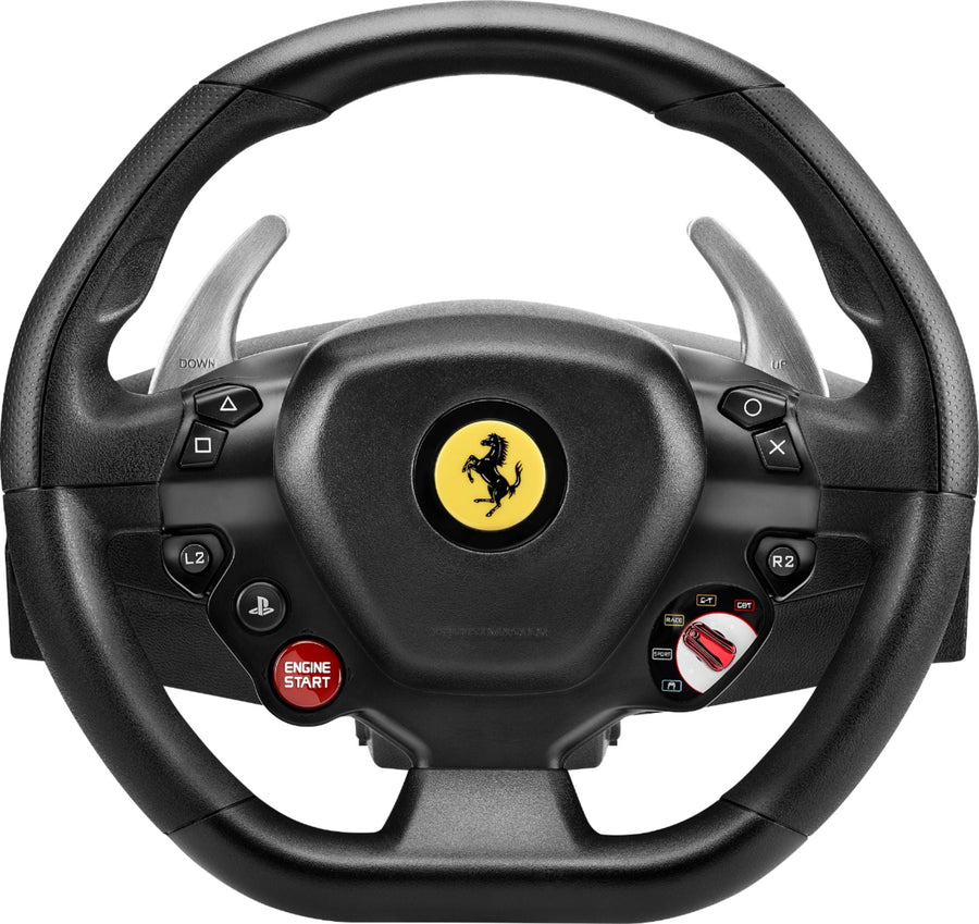 Thrustmaster - T80 Ferrari 488 GTB Edition Racing Wheel for PlayStation 5, 4 and Windows - Black_0