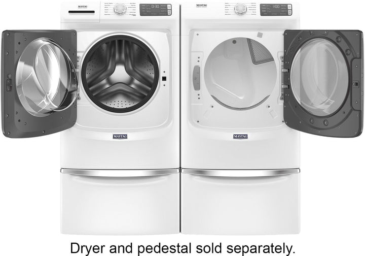 Maytag - 4.8 Cu. Ft. High Efficiency Stackable Front Load Washer with Steam and Extra Power Button - White_6