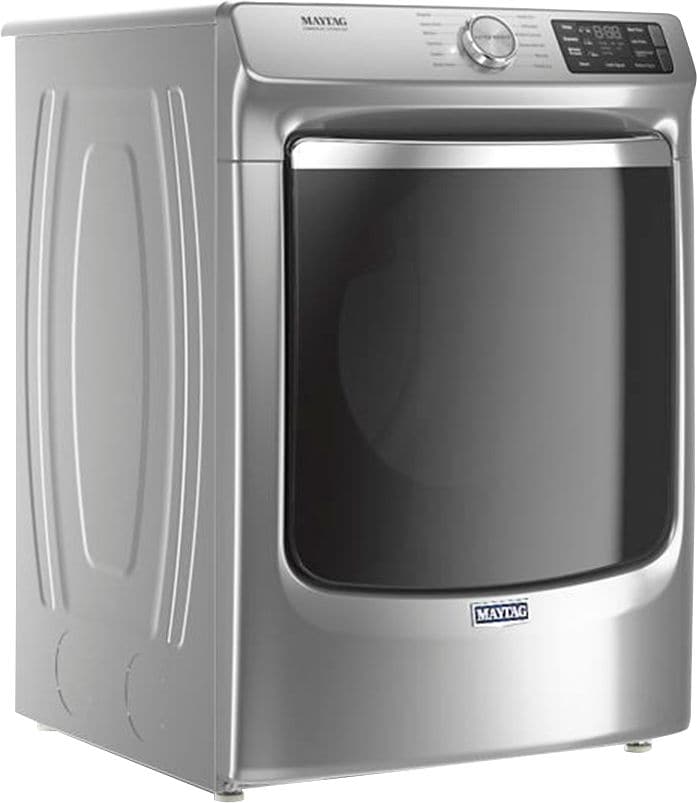 Maytag - 7.3 Cu. Ft. Stackable Electric Dryer with Steam and Extra Power Button - Metallic slate_1