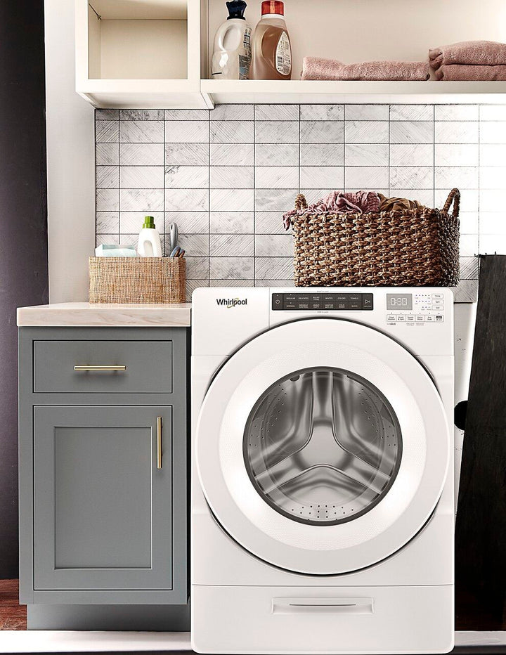 Whirlpool - 4.5 Cu. Ft. High Efficiency Stackable Front Load Washer with Steam and Load & Go Dispenser - White_19