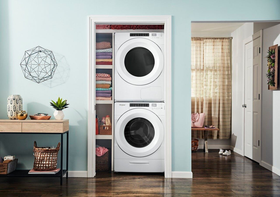 Whirlpool - 4.5 Cu. Ft. High Efficiency Stackable Front Load Washer with Steam and Load & Go Dispenser - White_16