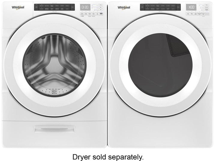 Whirlpool - 4.5 Cu. Ft. High Efficiency Stackable Front Load Washer with Steam and Load & Go Dispenser - White_12