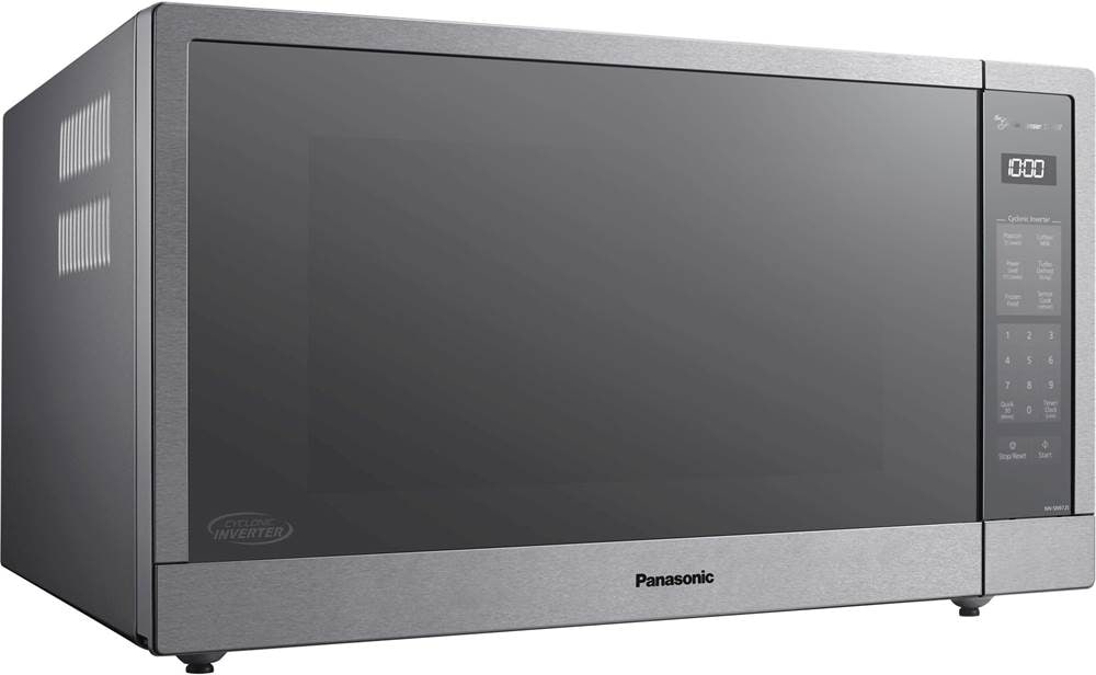 Panasonic - 2.2 Cu. Ft. 1250 Watt SN97JS Microwave with Cyclonic Inverter and Sensor Cooking - Stainless steel_1