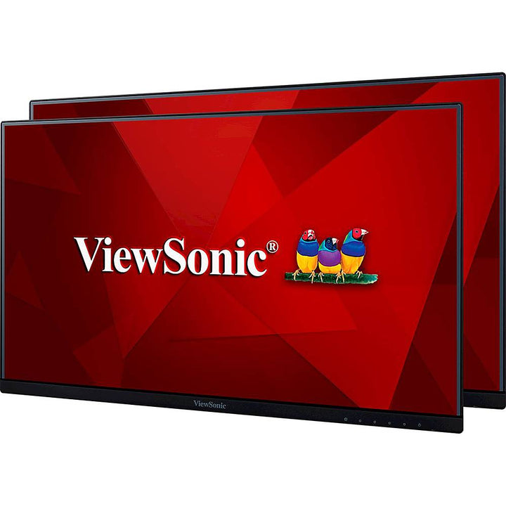 ViewSonic - 23.8 LCD FHD Monitor (DisplayPort VGA, HDMI) - Black_1