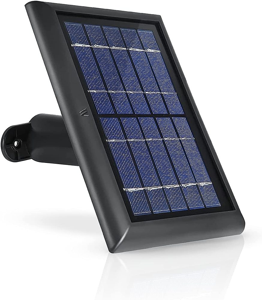 Wasserstein - Solar Panel for Ring Spotlight Camera Battery and Ring Stick Up Camera Battery - Black_0