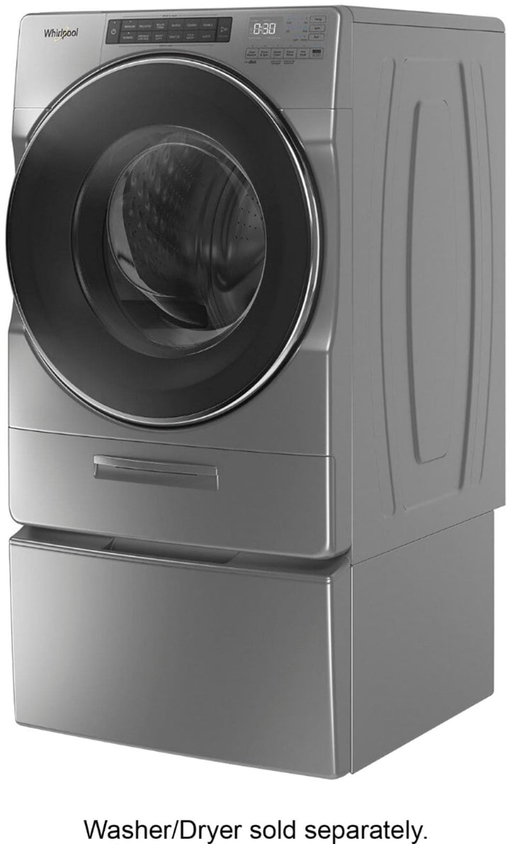 Whirlpool - Washer/Dryer Laundry Pedestal with Storage Drawer - Chrome shadow_15