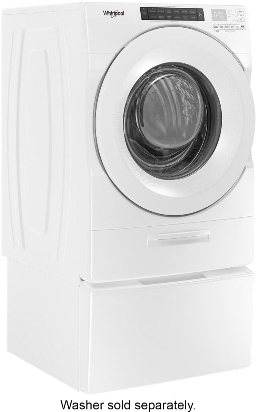 Whirlpool - Washer/Dryer Laundry Pedestal with Storage Drawer - White_10