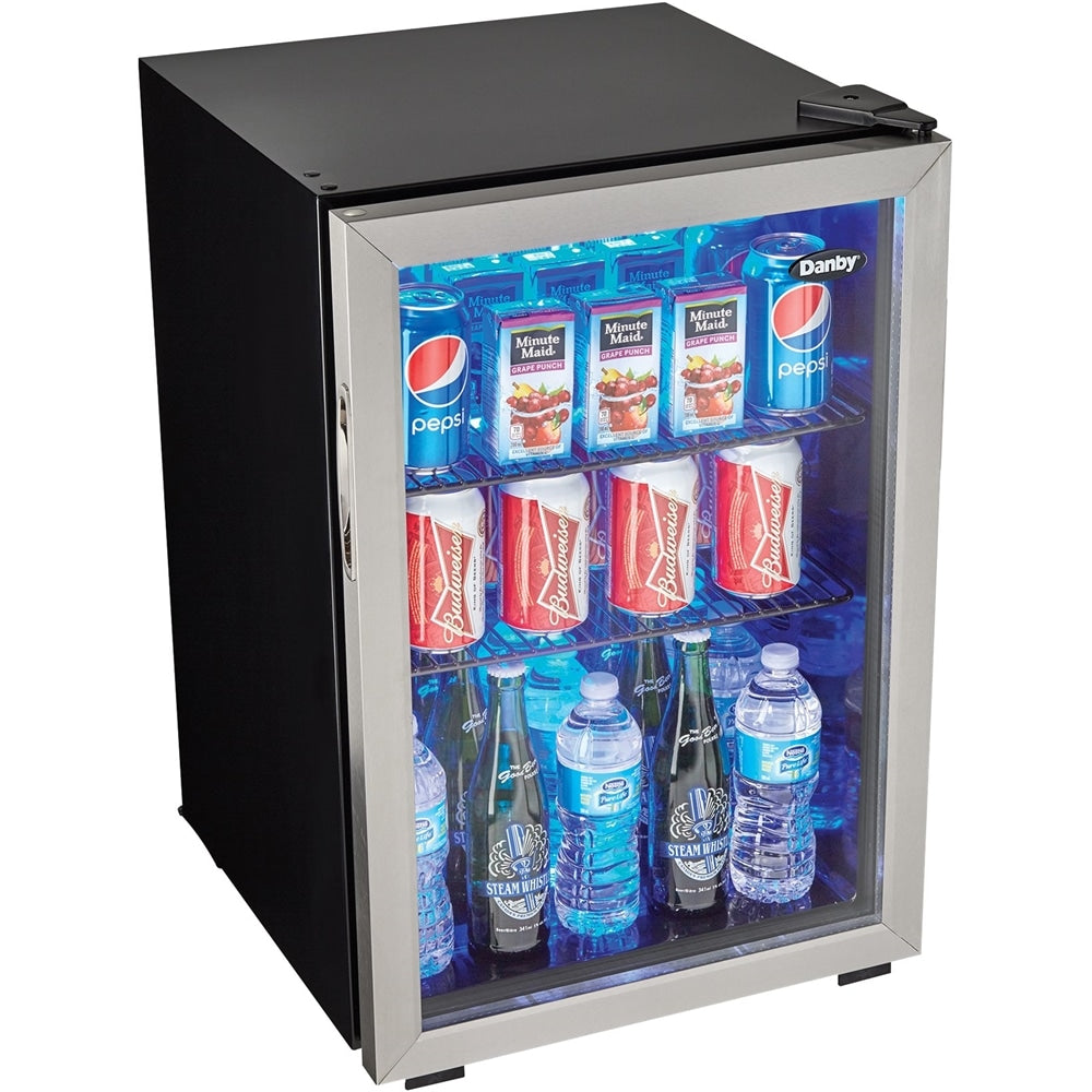 Danby - 95-Can Beverage Cooler - Stainless steel_2