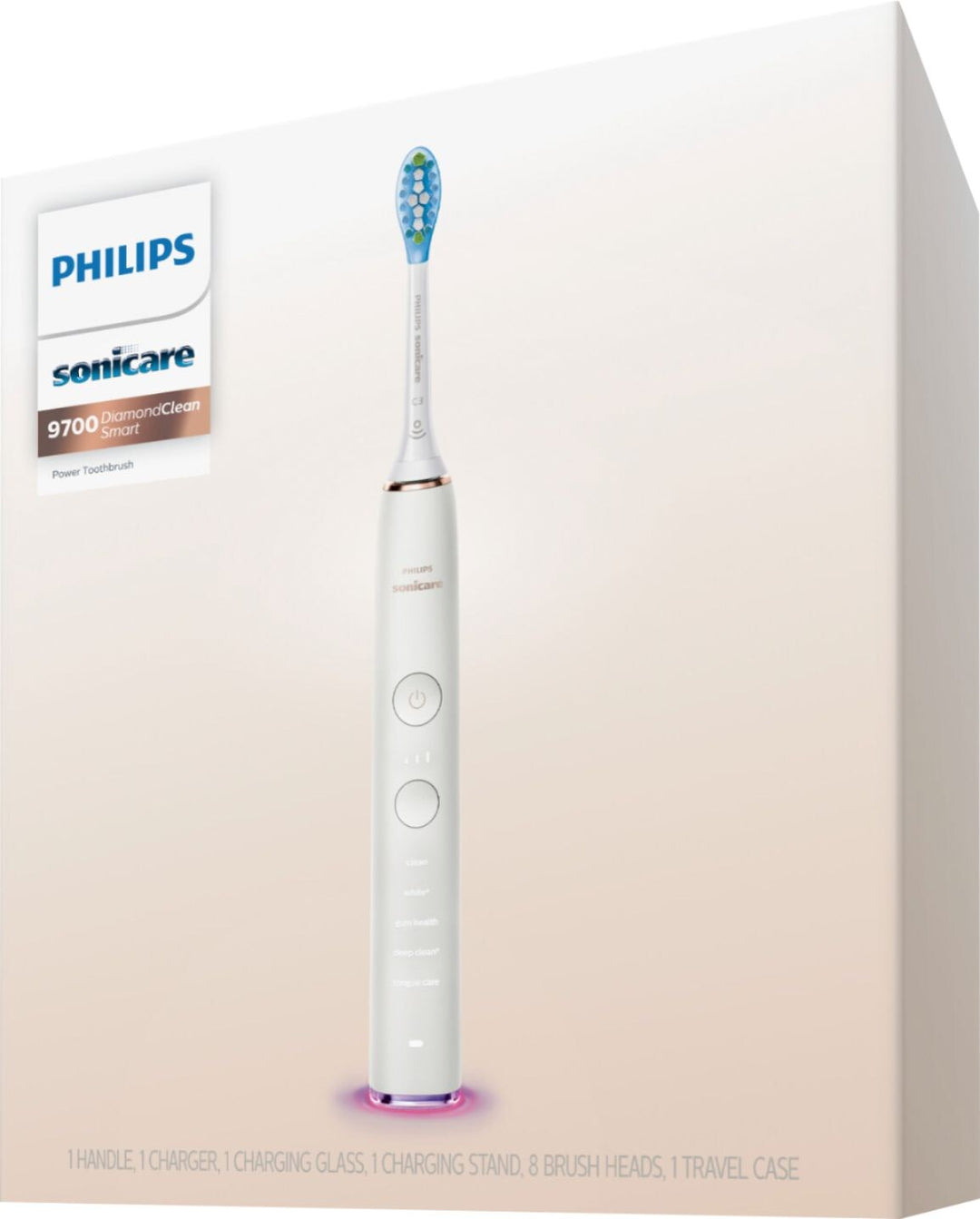 Philips Sonicare - DiamondClean Smart 9700 Rechargeable Toothbrush - Rose Gold_12