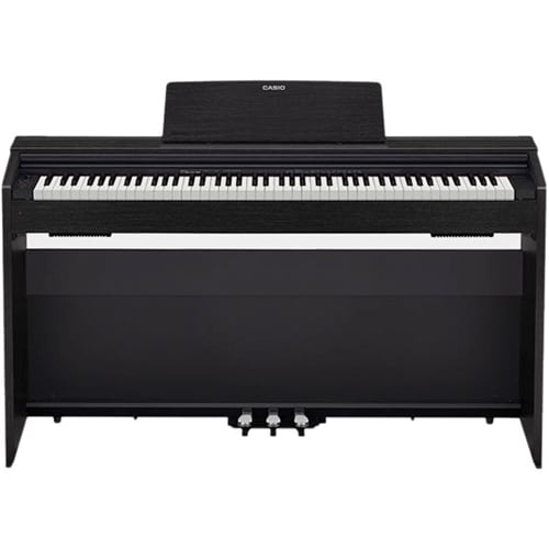 Casio - Full-Size Keyboard with 88 Fully-Size Velocity-Sensitive Keys - Black wood_0