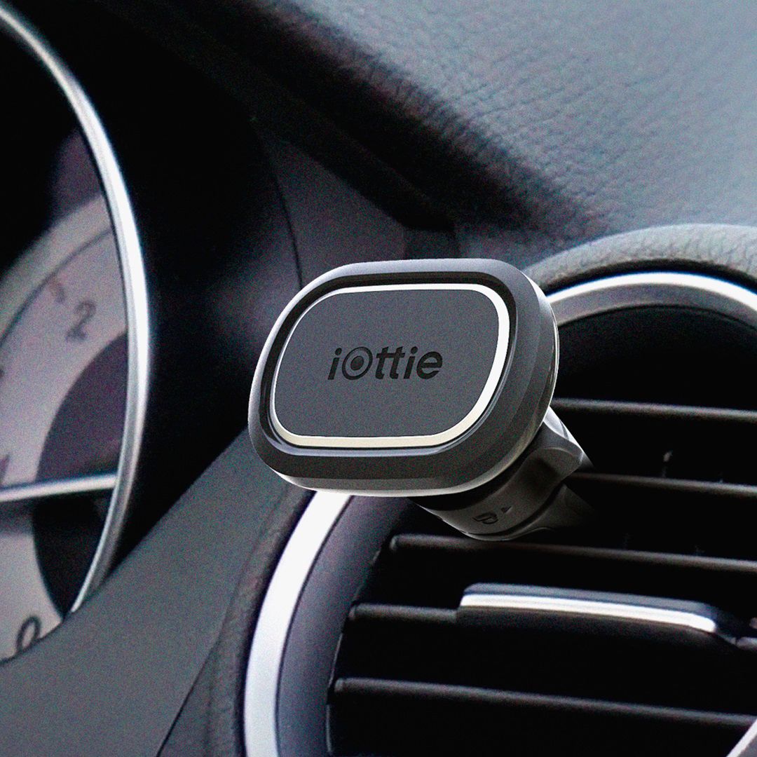 iOttie - iTap 2 Magnetic Universal Air Vent Car Mount for Most Cell Phones - Black_1