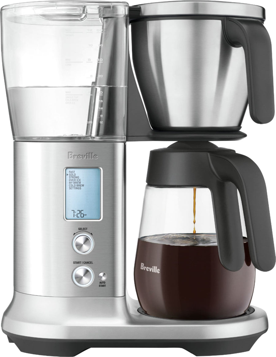 Breville - the Precision Brewer Glass 12-Cup Coffee Maker - Brushed Stainless Steel_0