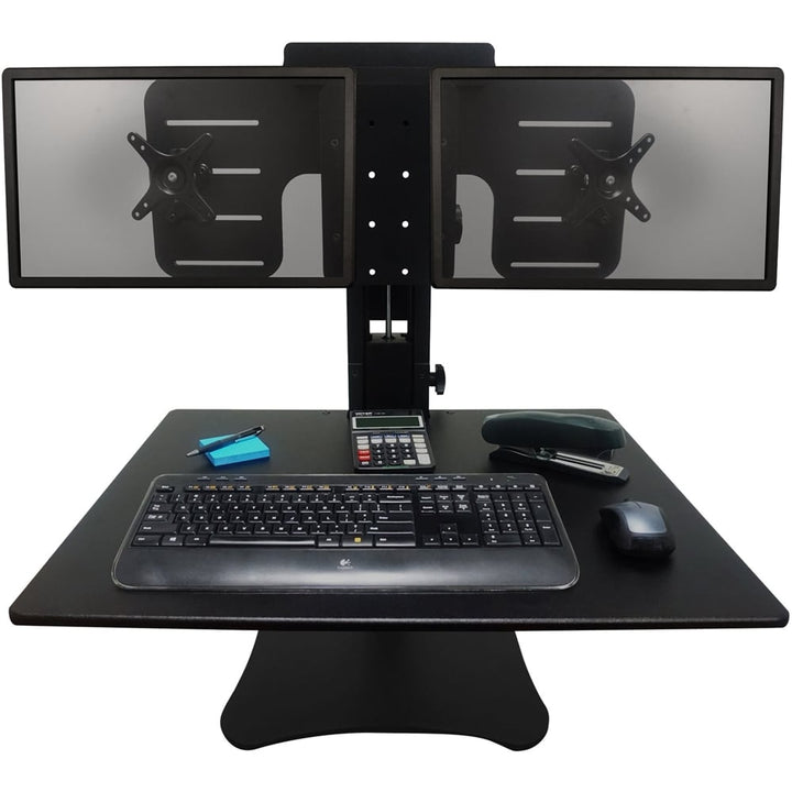 Victor - DC350A Dual Monitor Sit/Stand Desk Converter - Black_7