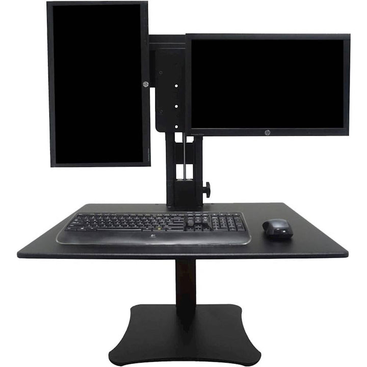 Victor - DC350A Dual Monitor Sit/Stand Desk Converter - Black_4