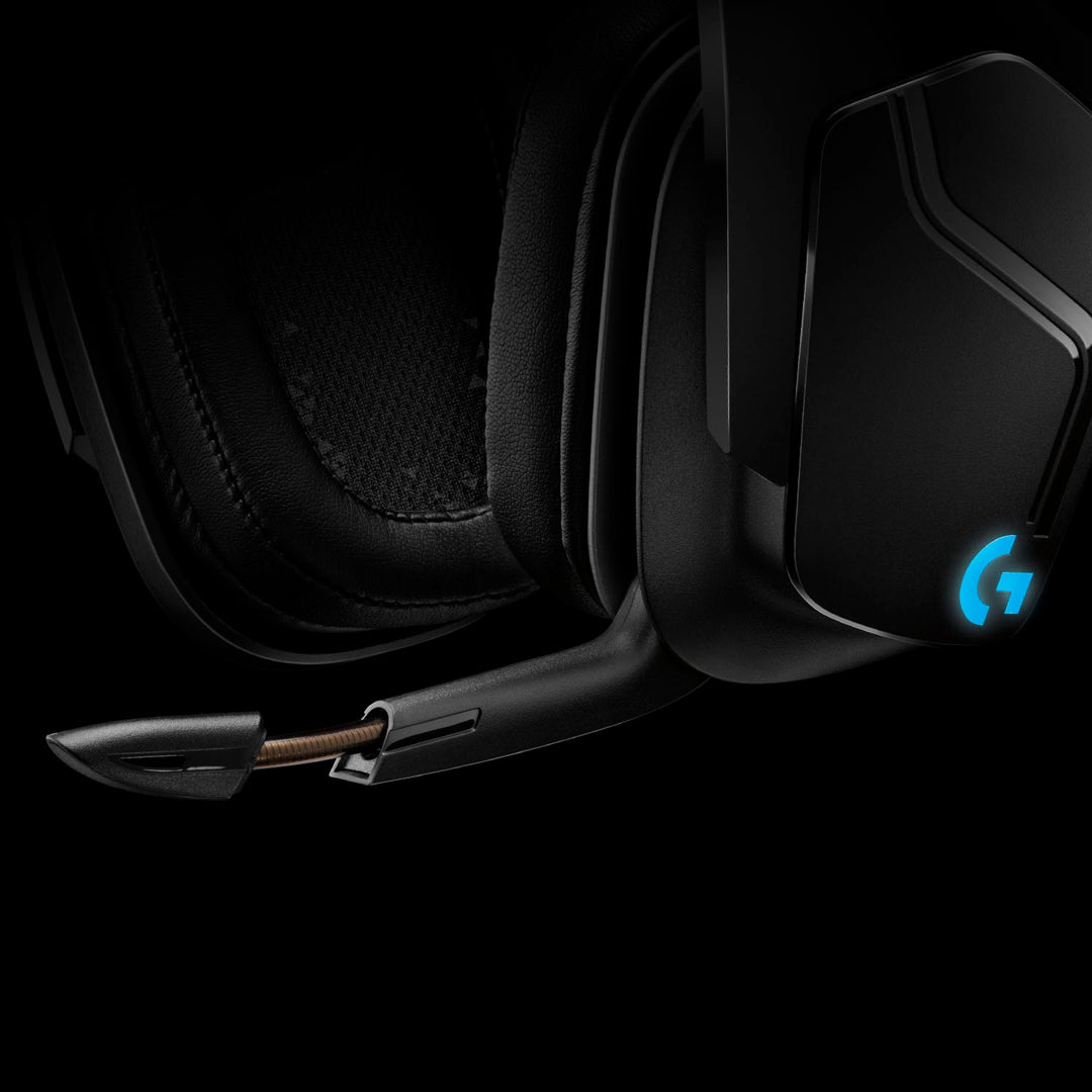 Logitech - G935 Wireless 7.1 Surround Sound Over-the-Ear Gaming Headset for PC with LIGHTSYNC RGB Lighting - Black/Blue_4