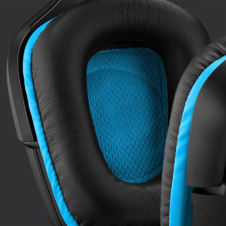 Logitech - G432 Wired DTS Headphone:X 2.0 Surround Sound Over-the-Ear Gaming Headset for PC with Flip-to-Mute Mic - Black/Blue_5