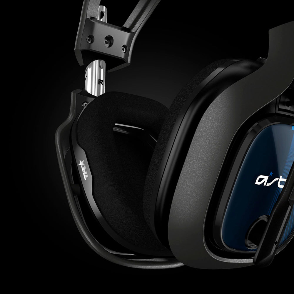 Astro Gaming - A40 TR Wired Stereo Over-the-Ear Gaming Headset for PlayStation 5, PlayStation 4, PC with MixAmp Pro TR Controller - Blue/Black_1
