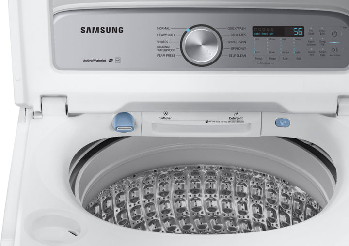 Samsung - 5.0 Cu. Ft. High Efficiency Top Load Washer with Active WaterJet - White_5